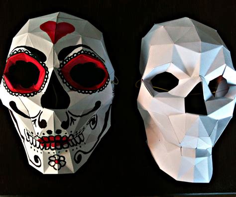 papercraft mask halloween